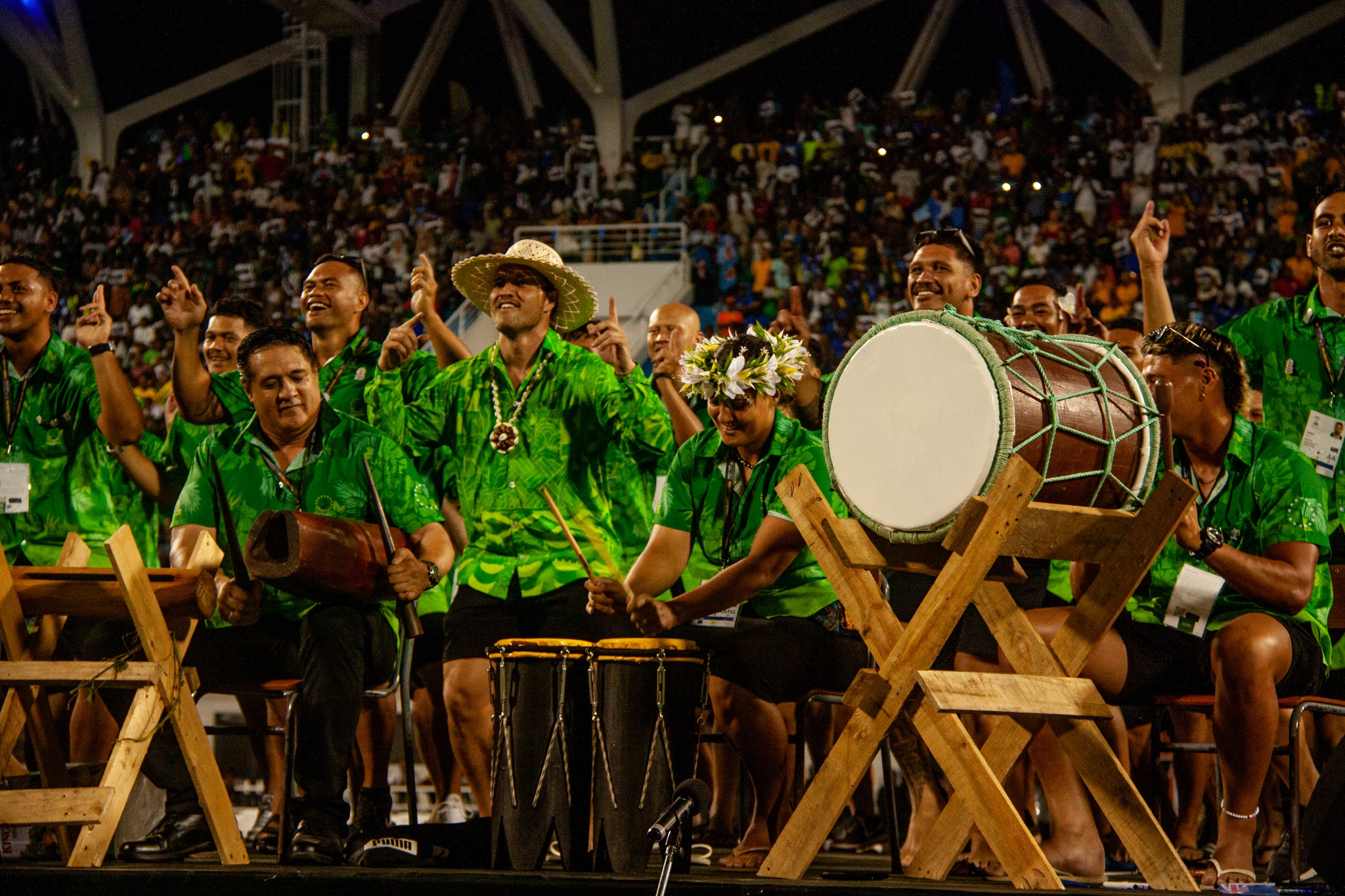 Team Cook Islands impresses at Pacific Games opening ceremony