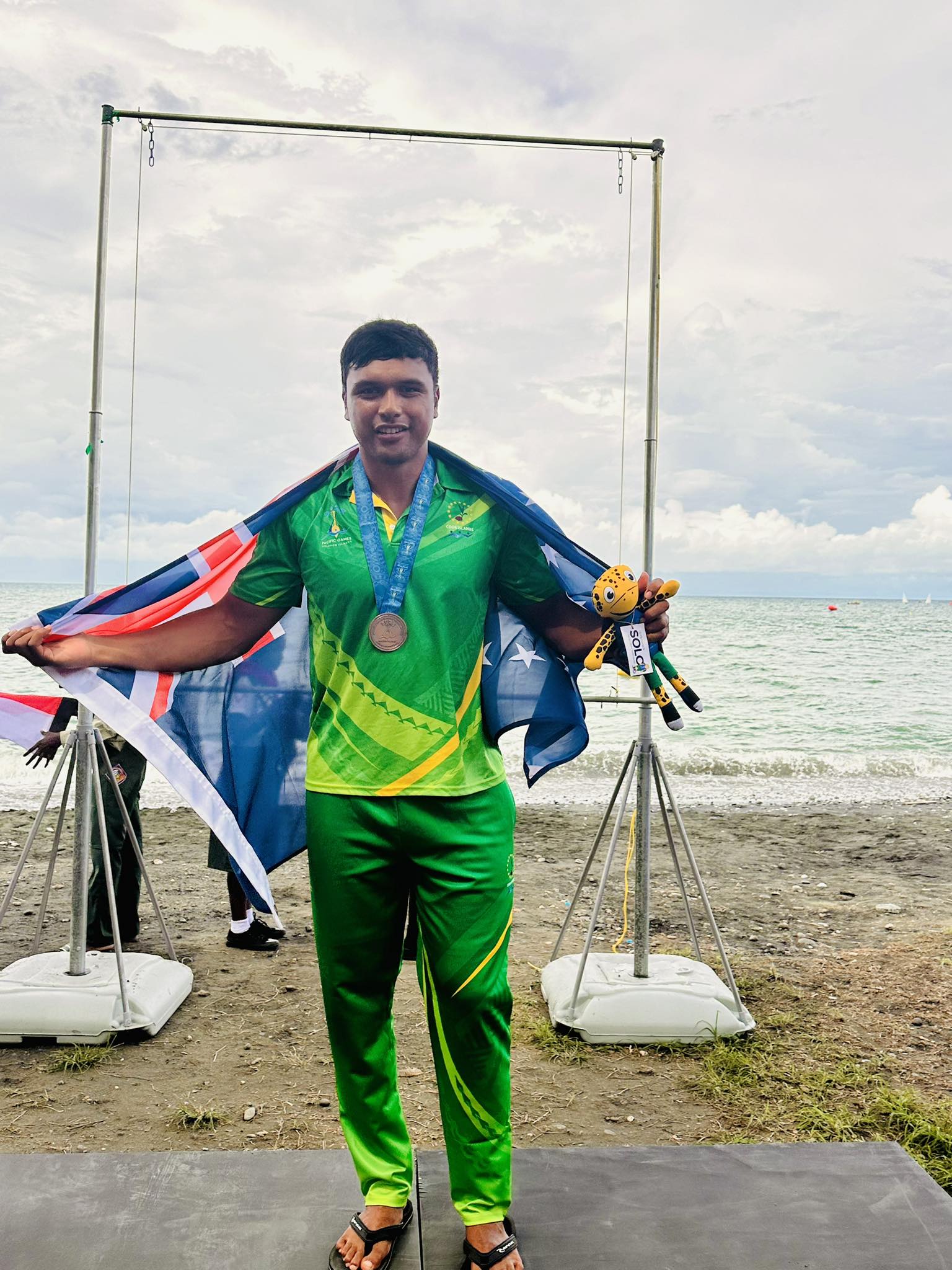 Tutaka-George claims bronze at Pacific Games