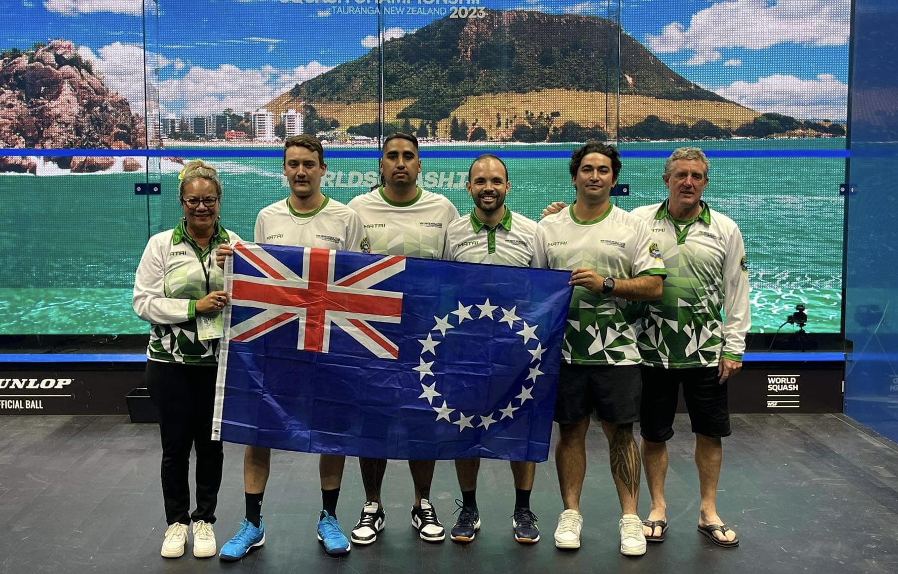 Cook Islands makes debut at  World Squash Championship