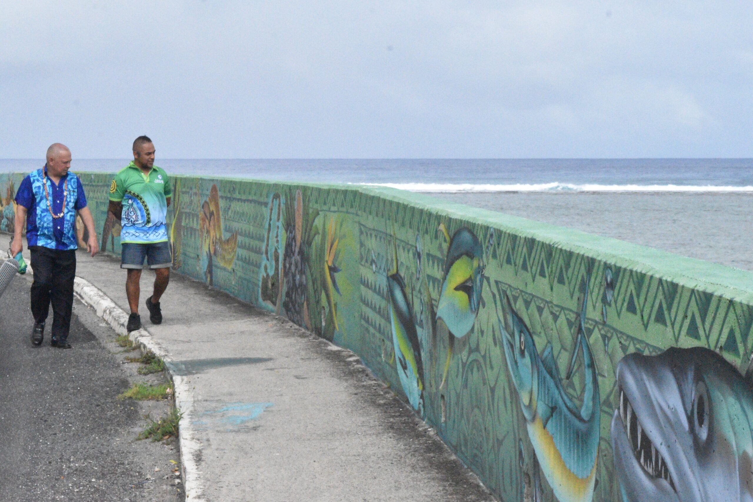 From grey to glory: Stunning seawall mural captures Cook Islands’ essence