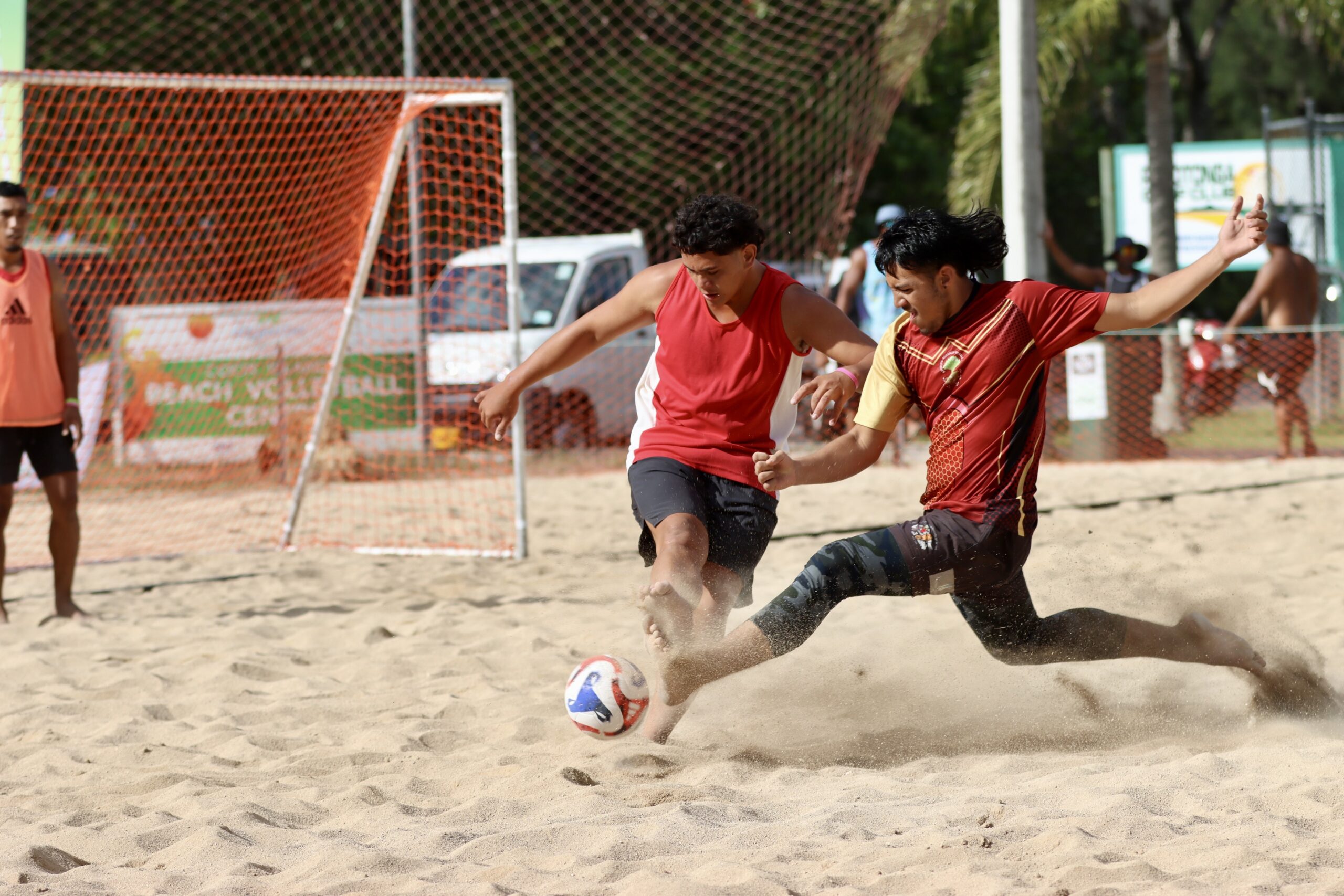 Sand-sational! Beach football takes centre stage at Beach Games