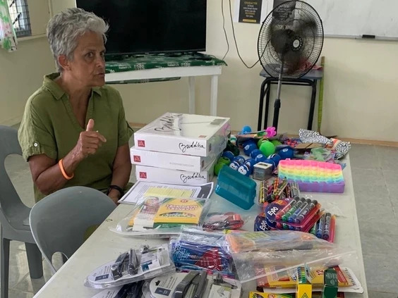 Montreal teacher supporting special-needs educators in Aitutaki