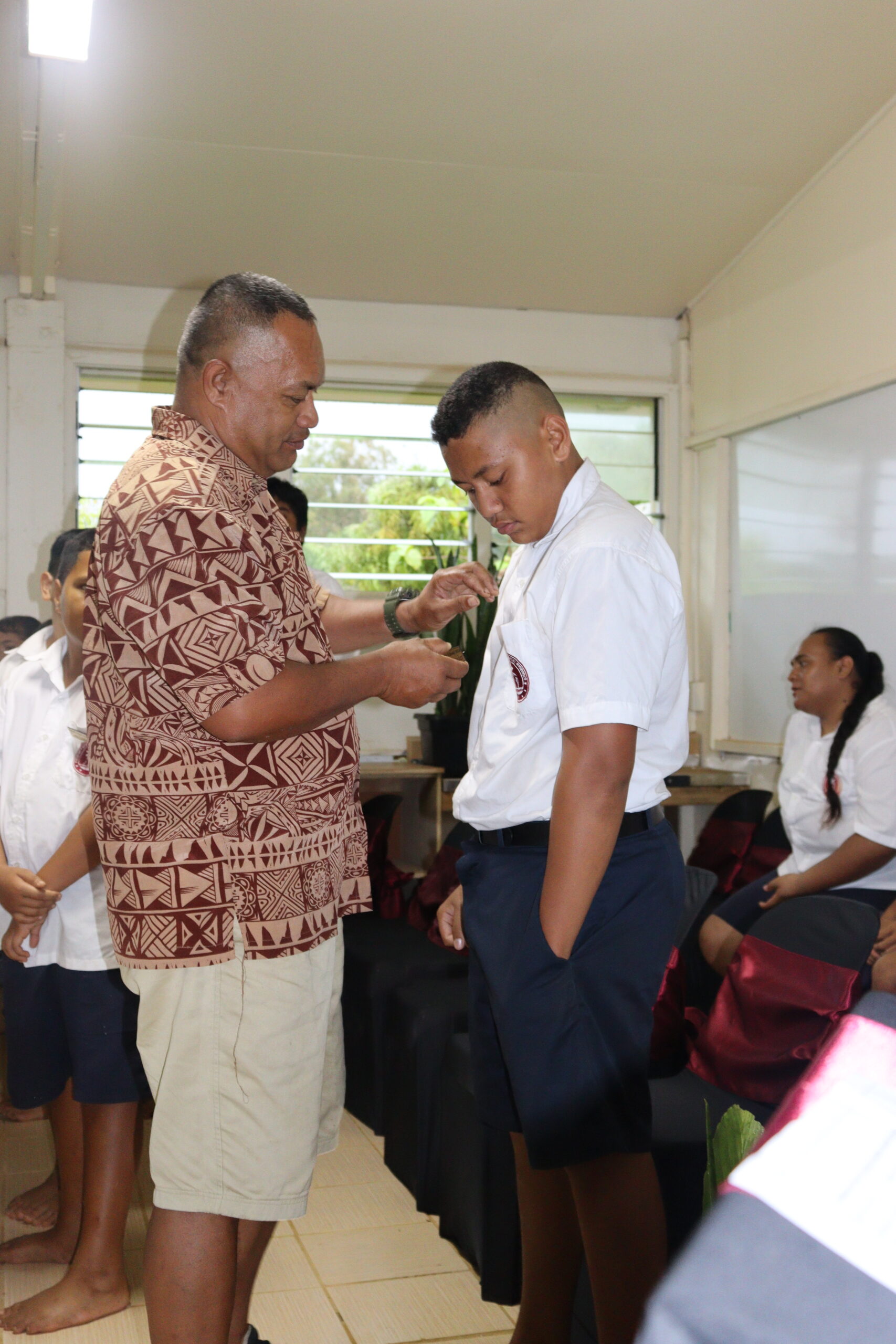 Mangaia School leaders take charge after weather delays