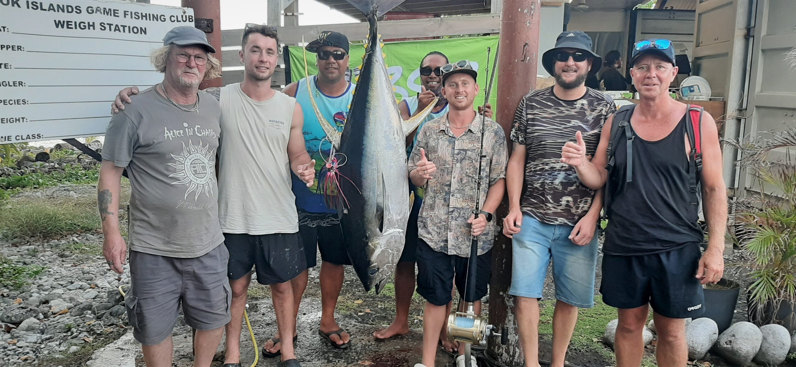 Island lure lands winning yellowfin tuna for Piniata